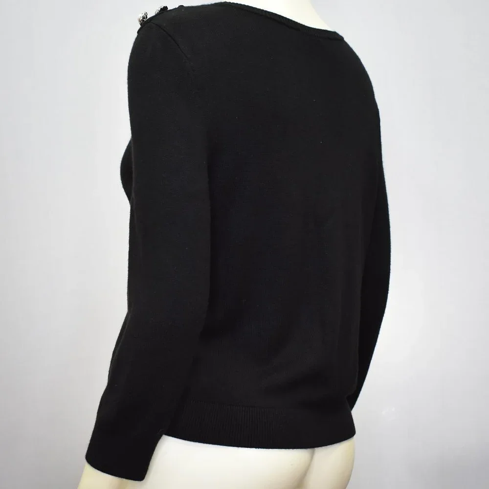 WHITE HOUSE BLACK‎ MARKET 3/4 SLEEVES SWEATER SZ MD